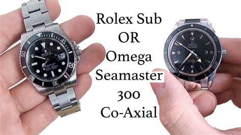 omega 300 master coaxial vs rolex submariner|omega seamaster 300m gmt review.